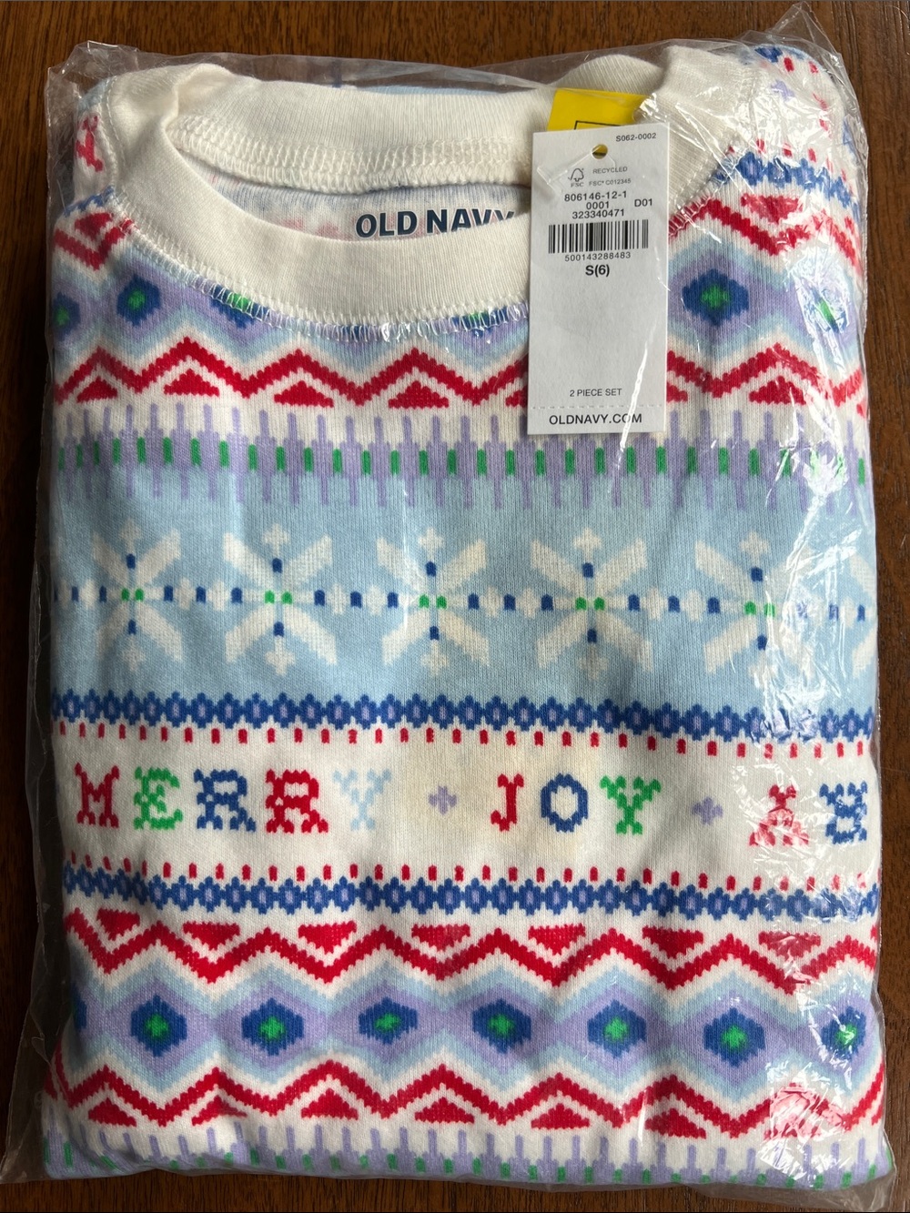 NWT Old Navy Holiday kids pajamas